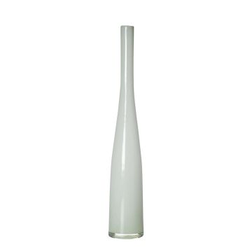 Vase-bouteille élancé en verre NASTASYA, blanc, 54 cm, Ø 9 cm Vase-bouteille élancé en verre NASTASYA, blanc, 54 cm, Ø 9 cm