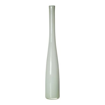 Vase-bouteille élancé en verre NASTASYA, blanc, 60 cm, Ø 10 cm Vase-bouteille élancé en verre NASTASYA, blanc, 60 cm, Ø 10 cm