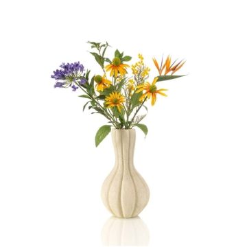 Bouquet de fleurs artificielles FEME, jaune-orange-lilas, 50cm, Ø35cm Bouquet de fleurs artificielles FEME, jaune-orange-lilas, 50cm, Ø35cm