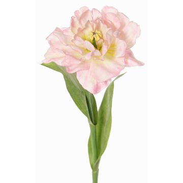 Tulipe artificielle « Perroquet » STEFANIE, rose clair-jaune, 65 cm, Ø 14 cm Tulipe artificielle « Perroquet » STEFANIE, rose clair-jaune, 65 cm, Ø 14 cm