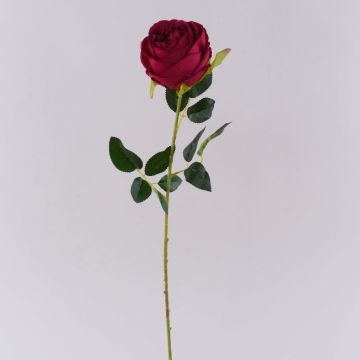 Fleur en plastique Rose CHERLEN, rouge, 60cm, Ø10cm Fleur en plastique Rose CHERLEN, rouge, 60cm, Ø10cm