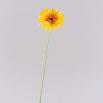 Fleur décorative Gerbera TEUDELINDE, orange, 55cm, Ø8cm