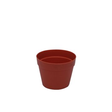 Pot en plastique TASO, terracotta, 13,5cm, Ø17cm