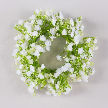 Couronne de gypsophile décorative LITAGO, blanc, Ø20cm Couronne de gypsophile décorative LITAGO, blanc, Ø20cm