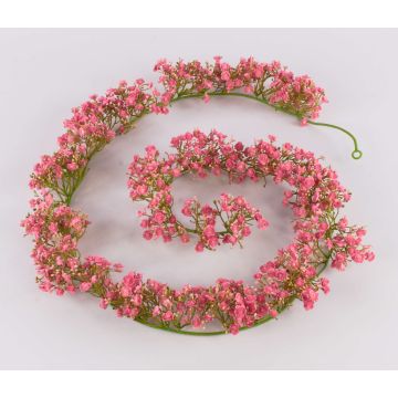 Guirlande artificielle Gypsophile LITAGO, rose-fuchsia, 180cm Guirlande artificielle Gypsophile LITAGO, rose-fuchsia, 180cm