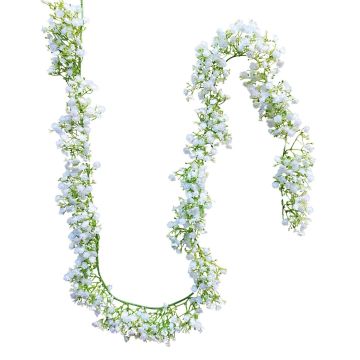Guirlande artificielle Gypsophile LITAGO, blanc, 180cm