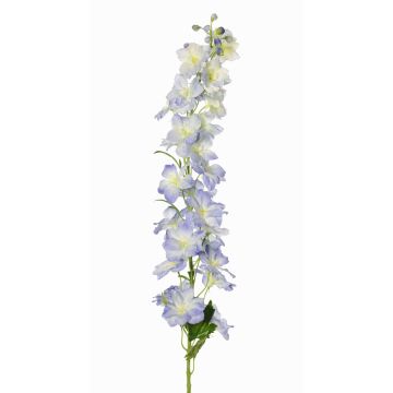 Fleur décorative Delphinium bleu clair-crème XERINA, 125cm