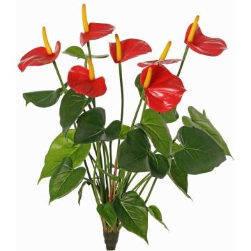 Anthurium synthétique NAKITA sur tige, rouge, 50cm Anthurium synthétique NAKITA sur tige, rouge, 50cm