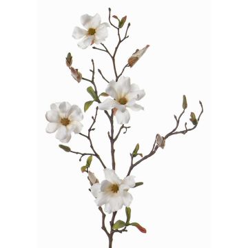 Magnolia décoratif MARGA, blanc, 80cm, Ø6-8cm Magnolia décoratif MARGA, blanc, 80cm, Ø6-8cm