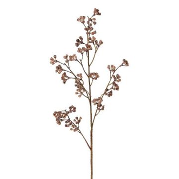 Branche artificielle Eucalyptus FRULIN avec des fruits, rose foncé, 80cm Branche artificielle Eucalyptus FRULIN avec des fruits, rose foncé, 80cm