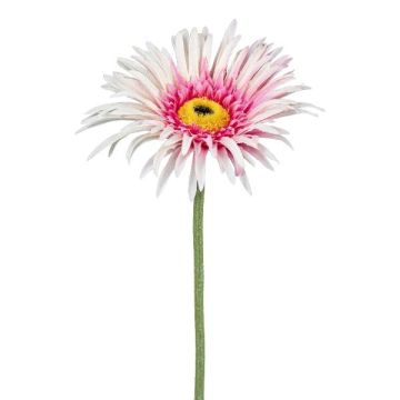 Fleur artificielle Gerbera FELISY, rose-blanc, 65cm Fleur artificielle Gerbera FELISY, rose-blanc, 65cm