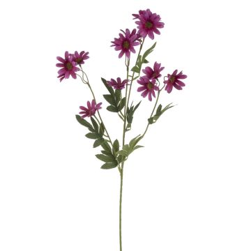 Marguerite en velours FENAS, violet, 65cm