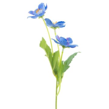 Fleur décorative Pâquerette MORKI, bleu, 25cm