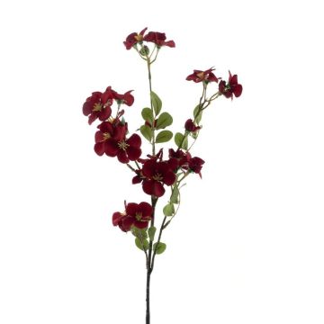 Fleur décorative Impatiens WENIA, rouge foncé, 70cm