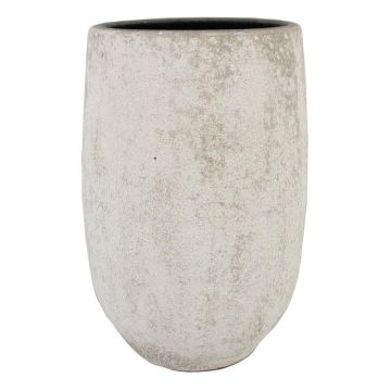 Vase à fleurs VEMIL en céramique, moucheté, blanc, 50cm, Ø29cm Vase à fleurs VEMIL en céramique, moucheté, blanc, 50cm, Ø29cm
