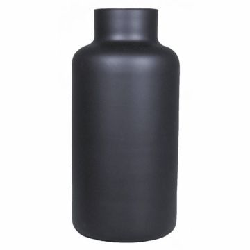 Vase à fleurs SIARA en verre, noir mat, 30cm, Ø15cm Vase à fleurs SIARA en verre, noir mat, 30cm, Ø15cm