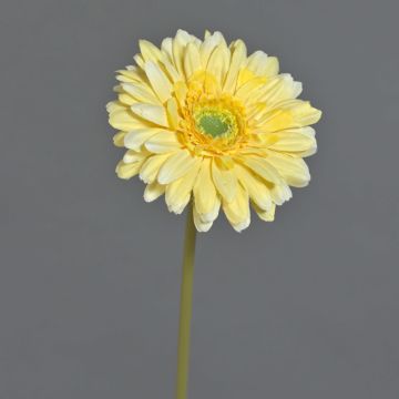 Fleur artificielle Gerbera QIUDONG, jaune, 50 cm, Ø 12 cm