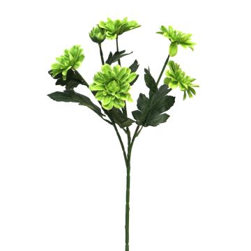 Branche artificielle de chrysanthème LONGBAO, verte, 60 cm