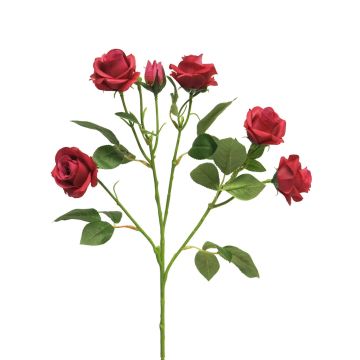 Branche de rose artificielle SHANZHA, fuchsia, 70cm, Ø6,5-7cm Branche de rose artificielle SHANZHA, fuchsia, 70cm, Ø6,5-7cm
