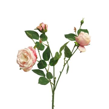 Branche de rose décorative SHIYUN, rose crème, 60 cm, Ø 3,5-8,5 cm Branche de rose décorative SHIYUN, rose crème, 60 cm, Ø 3,5-8,5 cm