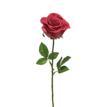 Rose artificielle RUYUN, rose vif, 45 cm, Ø 8 cm