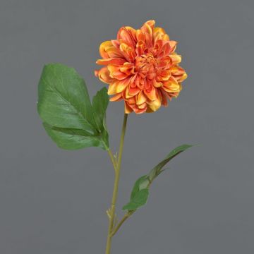 Fleur artificielle, dahlia WANRU, orange, 50cm, Ø9cm Fleur artificielle, dahlia WANRU, orange, 50cm, Ø9cm