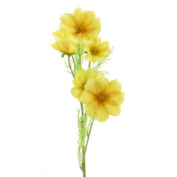 Branche décorative de cosmos YUNIAN, jaune, 75 cm