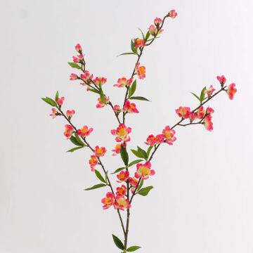 Branche de cerisier décorative KATHRIN, fleurie, crème-rose, 65cm