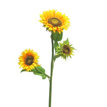 Branche artificielle de tournesol HELINYU, jaune, 85 cm Branche artificielle de tournesol HELINYU, jaune, 85 cm