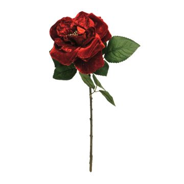 Samt Rose YUFAN, rot, 45cm, Ø13cm Samt Rose YUFAN, rot, 45cm, Ø13cm