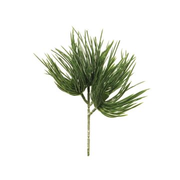 Branche décorative de pin TANNAN, recouverte de neige, 25 cm