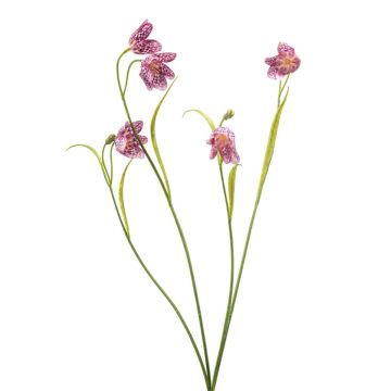 Branche artificielle de fleur d'échiquier PITARA, rose-blanc, 50 cm Branche artificielle de fleur d'échiquier PITARA, rose-blanc, 50 cm