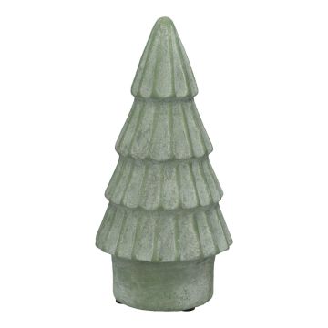 Sapin décoratif LOVRA, terre cuite, vert, 20 cm, Ø 9,8 cm