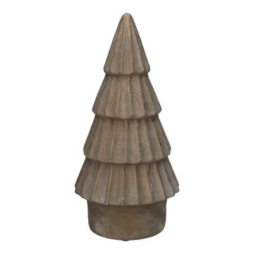 Sapin décoratif LOVRA, terre cuite, marron, 29 cm, Ø 14 cm