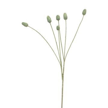 Branche artificielle de chardon SUANYI, verte, 65cm