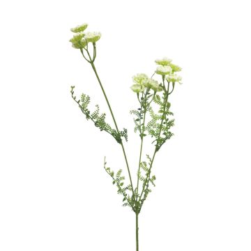 Branche de fleur artificielle d'achillée millefeuille YISUAN, blanche, 50 cm, Ø 6 cm Branche de fleur artificielle d'achillée millefeuille YISUAN, blanche, 50 cm, Ø 6 cm