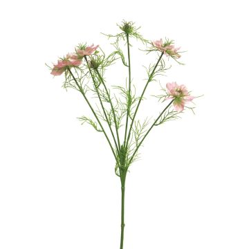Branche artificielle de cumin noir TIANKE, rose-crème, 65cm, Ø7-8cm