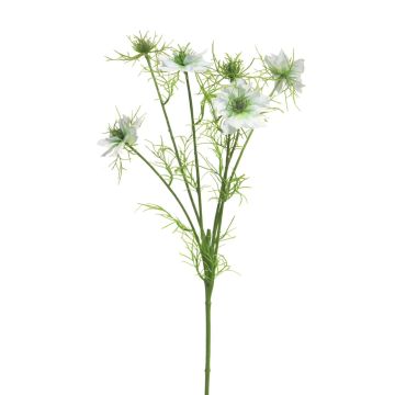 Branche artificielle de cumin noir TIANKE, bleu clair, 65cm, Ø7-8cm