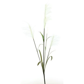 Branche artificielle d'herbe de la pampa LINEN avec panicules, blanche, 145 cm Branche artificielle d'herbe de la pampa LINEN avec panicules, blanche, 145 cm