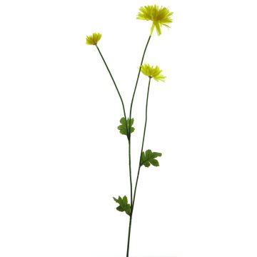 Fleur artificielle chrysanthème YUNJUAN, jaune, 60 cm Fleur artificielle chrysanthème YUNJUAN, jaune, 60 cm