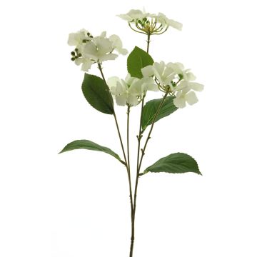 Fleur artificielle d'hortensia PINNIAN, blanche, 70 cm, Ø 9-10 cm