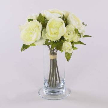 Bouquet de renoncules en tissu TONIE, crème, 20 cm, Ø 20 cm Bouquet de renoncules en tissu TONIE, crème, 20 cm, Ø 20 cm