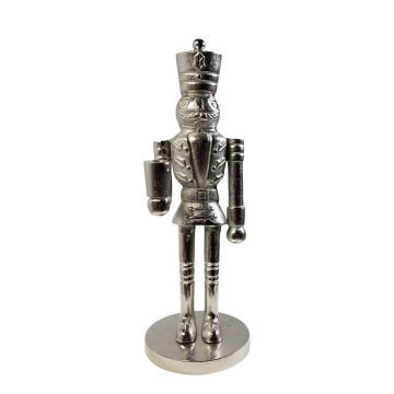 Figurine décorative Casse-noisette RUNAR, argent, 12,5x15x41cm Figurine décorative Casse-noisette RUNAR, argent, 12,5x15x41cm