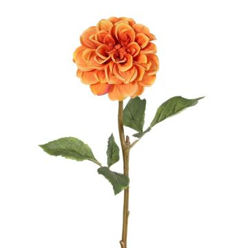 Fleur synthétique dahlia BREDANA, orange, 60cm, Ø11cm Fleur synthétique dahlia BREDANA, orange, 60cm, Ø11cm
