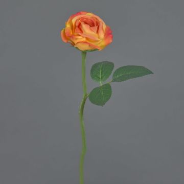 Fleur artificielle rose GABI, orange, 30 cm, Ø 6 cm Fleur artificielle rose GABI, orange, 30 cm, Ø 6 cm
