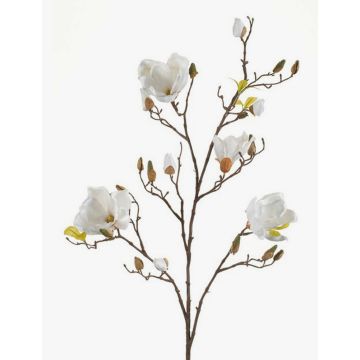 Magnolia artificiel LILO, crème, 110cm, Ø5-9cm