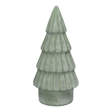 Sapin décoratif LOVRA, terre cuite, vert, 38,2 cm, Ø 16,8 cm