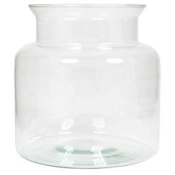 Photophore KARIN OCEAN en verre, transparent, 19cm, Ø19cm