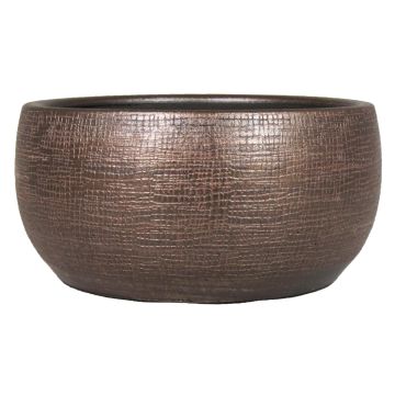 Coupe en céramique AGAPE avec veinure, cuivre, 14cm, Ø28cm Coupe en céramique AGAPE avec veinure, cuivre, 14cm, Ø28cm