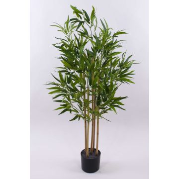 Arbre artificiel Bambou SEUMAS, troncs naturels, 120cm Arbre artificiel Bambou SEUMAS, troncs naturels, 120cm